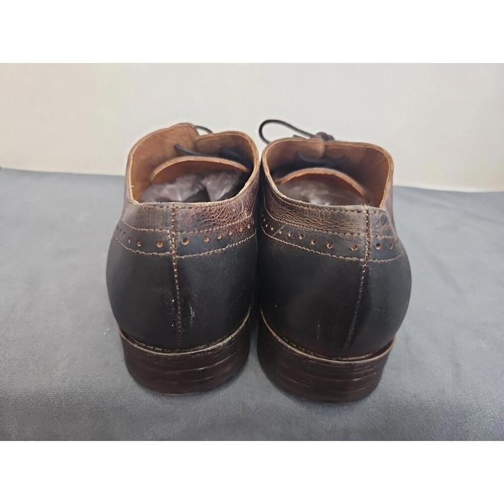 Robert Wayne Men's Oxford Shoes 13D Brown Leather Colorado Cap Toe - Picture 3 of 10